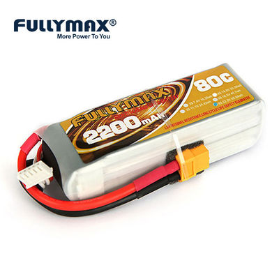 batería de litio plana del coche de Rc de las baterías del cargador de Rc de la célula de 22.2V 6s 2200mah Lipo 6