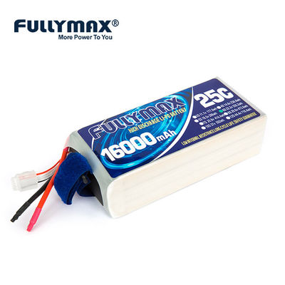 6s 16000mah Batería Lipo 25C 22.2V Batería comercial para drones