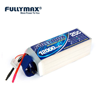 batería comercial del abejón de la alta capacidad de la célula de la química 25C 6 de la batería de 22.2V 6s 12000mah Lipo