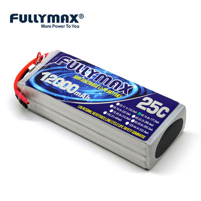 batería privada del abejón del aficionado de la alta capacidad de la batería 14.8v 25C de 4s 12000mah Lipo