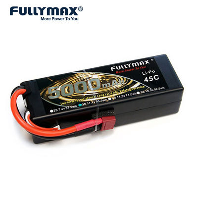 cargador rápido de la batería de coche de voltio 3s Lipo Rc de 45C 5000mAh 11,1 11,1 V
