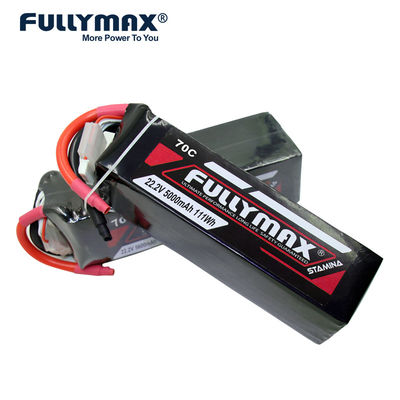 batería de Ion Battery For Rc Plane 5000mah del litio de Fullymax 6s 5000mah 70c de la batería de 22.2v 22v Lipo