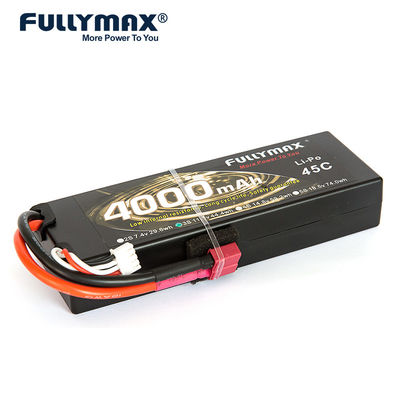 El coche de Rc de la batería de la batería 45C 4000mAh 11.1V 3s 4000mah Lipo de Fullymax 3S Lipo juega los alambres de ventaja