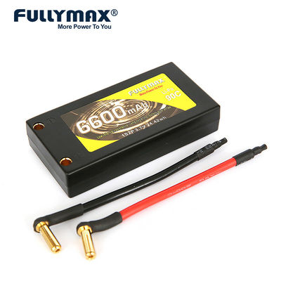 batería de Boat Battery Packs Fullymax del modelo del aeroplano de la batería 3.7V 90C 6600mAh de 1S Lipo