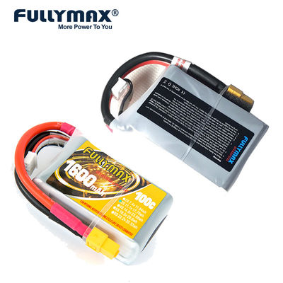 1600mah 11.1v 3s 100c Lipo Fpv Rc Glider Batería Avión Rc Modelo Xt60 Enchufe