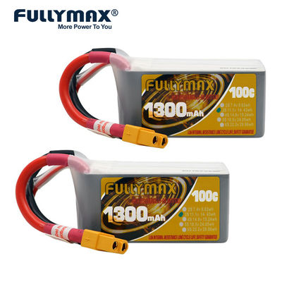 Baterías de Xt60 11.1v 3s 1300mah Lipo para la batería 3-Cell del helicóptero 100c Li Ion Fullymax 3s 1300mah Lipo de los aeroplanos de Rc