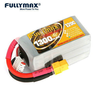 22.2V 6s 1300mah Lipo Rc Batería 1300mah 120C Alta tasa de descarga Drone FPV Skylark M4-Fpv250