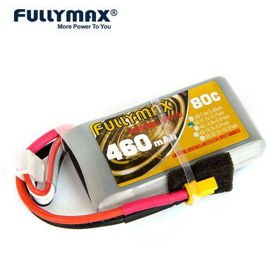 batería de 460mah 3s 80c 460mAh 11.1v Lipo para la batería de Mini Drone Uav Lipo Racing del helicóptero de Rc