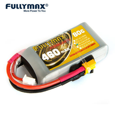 batería de coche de 460mah 14.8v Lipo 4s Rc 80c para el aeroplano Lipo del abejón de los aviones de Rc que compite con la batería