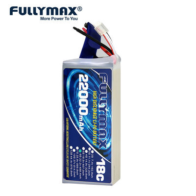 batería comercial del abejón del cargador del abejón 22.2V 18C de la batería de 6s 22000mah Lipo
