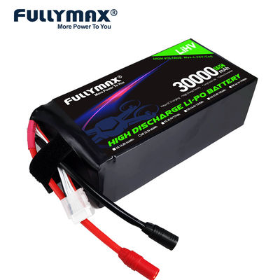 enchufe de la industria AS150 XT150 del transporte de cargo de la célula EVTOL de la batería 22.2V 15C 6 de 30000mAh 6s Lipo