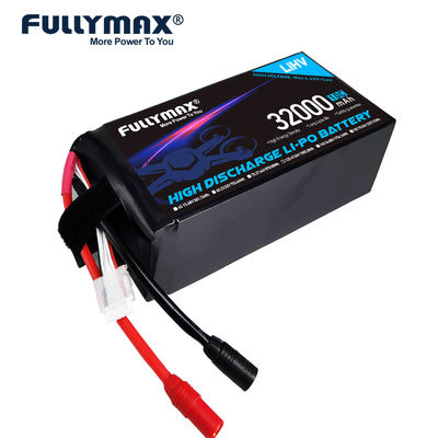 12s Drone Batería 32000mAh 10C 47.04V Fullymax UAV Lipo Paquete de batería Alto voltaje