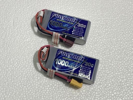 Batería 30C 1000mAh 3S 11.1V de LiPo del enchufe de T para el helicóptero de los aviones RC de los coches RC de RC