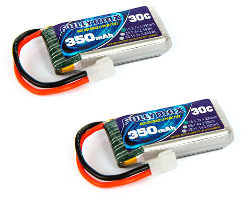 batería de 3.7V 1S 350mAh 35C LiPO para el mini modelo Toy Airplane de RC